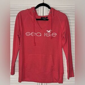 Sea Isle Women’s V-Neck Lightweight‎ Hoodie Size S